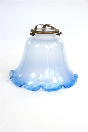 Vintage glazen lampje / lampenkap beschikbaar voor biedingen