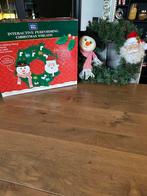 Leuke Interactieve kerstkrans met licht en geluid, Diversen, Kerst, Ophalen of Verzenden, Zo goed als nieuw