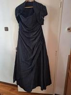 Dames gala jurk Valerie maat 48, Galajurk, Zwart, Maat 46/48 (XL) of groter, Ophalen of Verzenden