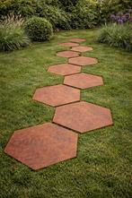 Cortenstaal staptegels op maat gemaakt, Ophalen of Verzenden, Nieuw, Terrastegels