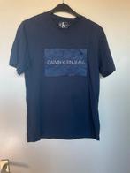 Calvin Klein Jeans T-shirt - Maat S - Blauw, Ophalen of Verzenden, Zo goed als nieuw, Maat 46 (S) of kleiner, Blauw