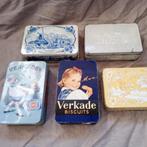 Blik Verkade Vijf, Verzamelen, Blikken, Ophalen of Verzenden, Gebruikt, Koek(jes), Verkade