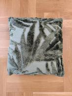 Sierkussen Groen Palm Blad Patroon |Kussen Bank | Nieuw, Ophalen of Verzenden, Nieuw, Groen, Vierkant