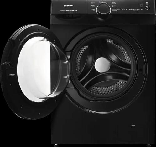 Nieuwe zwarte inventum 8kg wasmachine 1400toeren 2jaar garan, Witgoed en Apparatuur, Wasmachines, Nieuw, Voorlader, 8 tot 10 kg