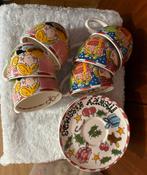 Theemok groot Blond Amsterdam Kerst met schotel 6 stuks, Ophalen, Blond Amsterdam, Zo goed als nieuw, Kop(pen) en/of Schotel(s)