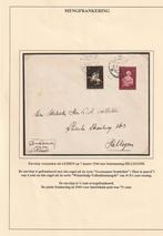 Poststuk Nederland mengfrankering 1946. Zie afbeelding., Ophalen of Verzenden, Brief