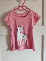Leuk roze shirt van Primark met een eenhoorn print, Meisje, Ophalen of Verzenden, Zo goed als nieuw, Shirt of Longsleeve