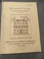 Veilingcatalogus Schilderijen 1942 - Marle & Bignell, Ophalen of Verzenden, Gelezen, Catalogus