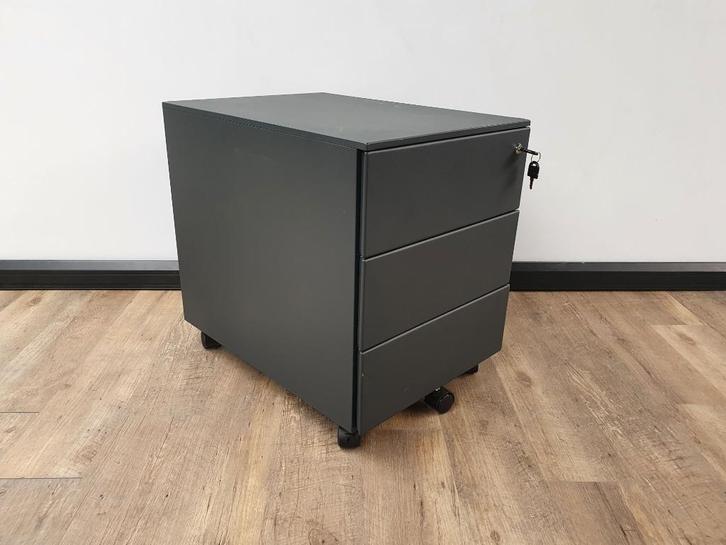Metalen ladeblok (Antraciet), Huis en Inrichting, Kasten | Ladekasten, Gebruikt, Minder dan 100 cm, Minder dan 50 cm, 25 tot 50 cm