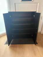 Zwarte schoenenkast met 5 planken, Huis en Inrichting, Kasten | Schoenenkasten, Ophalen, Gebruikt