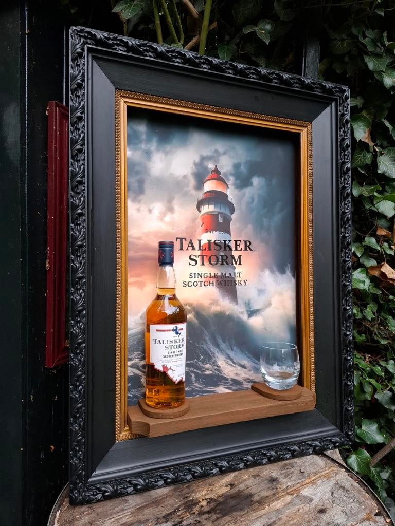 Bar mancave whisky wand deco talisker, Ophalen of Verzenden