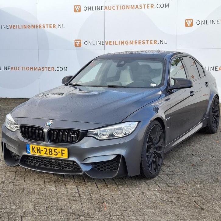 Personenauto BMW, M3, grijs bouwjaar 2016, Auto's, BMW, Bedrijf, 3-Serie, ABS, Airbags, Airconditioning, Alarm, Bluetooth, Bochtverlichting