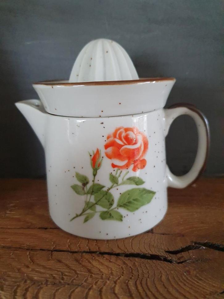 Wildflower/wild flower(Sinaasappel)persje jaren 70, Verzamelen, Retro, Huis en Inrichting, Ophalen of Verzenden