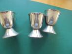 Gero zilmeta3 eiredopjes 4 cm hoog, Ophalen of Verzenden, Rvs of Chroom