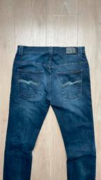 Nudie Jeans Thin Finn 34/34 Blue Strike, Ophalen of Verzenden, Zo goed als nieuw, Blauw, W33 - W34 (confectie 48/50)