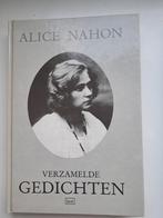 ALICE NAHON - VERZAMELDE GEDICHTEN 1987, Boeken, Ophalen of Verzenden, Zo goed als nieuw, Eén auteur
