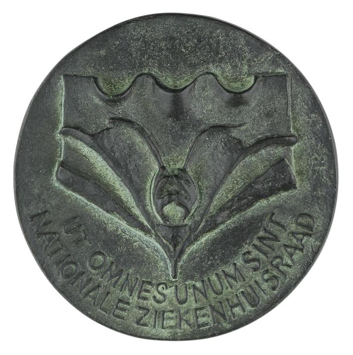 PENNING Eric van den Boom : Nationale Ziekenhuisraad, Postzegels en Munten, Penningen en Medailles, Brons, Nederland, Verzenden