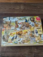 Jumbo puzzel 1000 stukjes bouw van de ark van Noach, Hobby en Vrije tijd, Denksport en Puzzels, Ophalen of Verzenden, 500 t/m 1500 stukjes