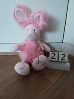 Happy horse konijn rafa roze pluizig 34cm, Ophalen, Zo goed als nieuw, Konijn