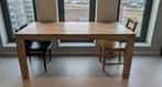 Robuuste eiken eettafel van WOOOD (180x85 cm), Huis en Inrichting, Tafels | Eettafels, Ophalen, Gebruikt, Eikenhout, 200 cm of meer