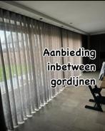 Inbetween gordijnen Aanbieding, Huis en Inrichting, Stoffering | Gordijnen en Lamellen, Ophalen of Verzenden, Nieuw, Grijs, 200 cm of meer