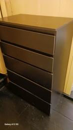 Ladenkast donker bruin, Huis en Inrichting, Kasten | Ladekasten, Ophalen, 100 tot 150 cm, 5 laden of meer, Minder dan 100 cm