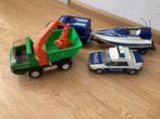 Politieauto met boot en kiepauto, Kinderen en Baby's, Speelgoed | Playmobil, Ophalen of Verzenden, Zo goed als nieuw