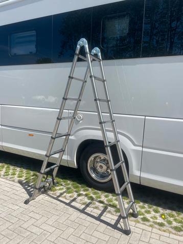 * NIEUW * Telescopische LADDER * 2 x 2,5 meter of 5 meter * beschikbaar voor biedingen