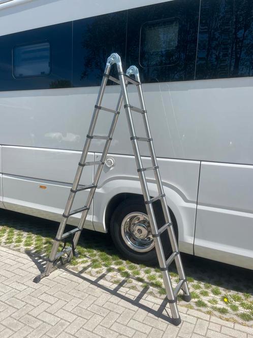 * NIEUW * Telescopische LADDER * 2 x 2,5 meter of 5 meter *, Doe-het-zelf en Verbouw, Ladders en Trappen, Nieuw, Ladder, 4 meter of meer