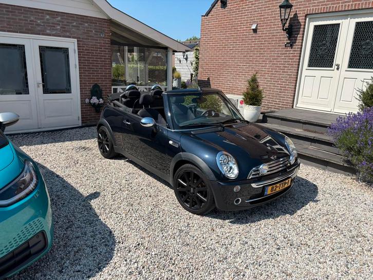 Mini 1.6 16V Cooper Cabrio 2008 donkerblauw, Auto's, Mini, Particulier, Cabrio, Benzine, E, Cabriolet, Handgeschakeld, Geïmporteerd