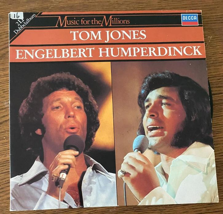 LP Tom Jones & Engelbert Humperdinck Dubbel LP 1984, Cd's en Dvd's, Vinyl | Pop, Zo goed als nieuw, 1980 tot 2000, 12 inch, Ophalen of Verzenden