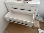 Witte commode met 3 lades, Kunststof, Zo goed als nieuw, 3 of 4 laden, Minder dan 100 cm