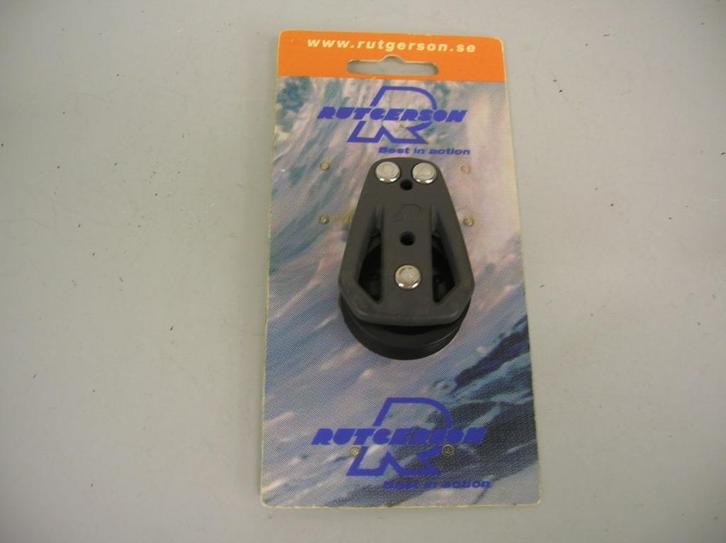 Rutgerson Enkelschijfs Blokken Katrollen, 3 - 8 mm, serie 35, Watersport en Boten, Accessoires en Onderhoud, Nieuw, Lijn of Blok