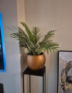 Gouden Bloempotten - 2 stuks, Tuin en Terras, Rond, Ophalen of Verzenden, Aardewerk, Minder dan 40 cm