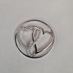 My imenso Insignia 33-1428 DOUBLE HEARTS 50% korting, Ophalen of Verzenden, Zo goed als nieuw, Hart, Zilver