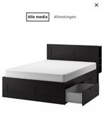 Bedframe € 100,-, Huis en Inrichting, Ophalen, Zwart, Tweepersoons, 140 cm