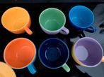 Koffiekopjes met schoteltjes made in italy, Gebruikt, Keramiek, Ophalen of Verzenden, Effen