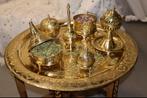 Hennatafel/hennadienblad/hennadecor met rozen en hennabladen, Ophalen of Verzenden