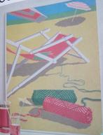 Borduurpatroon  Strand stoel kunst nr 3573, Hobby en Vrije tijd, Borduren en Borduurmachines, Verzenden, Nieuw, Handborduren, Patroon