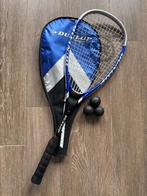 Dunlop Squash racket, Ophalen of Verzenden, Gebruikt, Racket, Met hoes