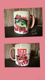 Mok voor vis vrouw. Vis meisje. Vissen. Visser, Overige materialen, Nieuw, Ophalen of Verzenden, Overige stijlen