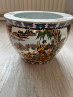 Mooie pot, Tuin en Terras, Bloempotten, Ophalen, Rond, Zo goed als nieuw, Aardewerk