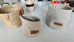Zuss Mandjes - Set van 3, Huis en Inrichting, Woonaccessoires | Schalen en Manden, Ophalen, Mand, Rond, Zo goed als nieuw