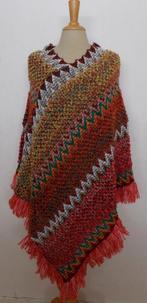 Mooie kleuren Ibiza/hippie/Peru poncho, Verzenden, Zo goed als nieuw, Maat 42/44 (L), Overige kleuren