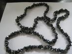 hematiet ketting 45 cm, Sieraden, Tassen en Uiterlijk, Kettingen, Ophalen of Verzenden, Zo goed als nieuw, Zwart, Steen of Mineraal
