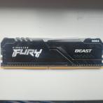 Kingston DDR4 FURY Beast 1x8gb 3200 Mhz (niet gebruikt), Computers en Software, RAM geheugen, Desktop, Zo goed als nieuw, DDR4