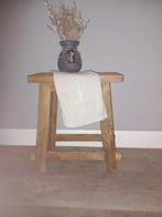 Landelijk krukje, Ophalen of Verzenden, Zo goed als nieuw, Hout