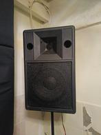 2x S100 Speakers - Aangepast en Netjes. Zwarte gril/speakon, Gebruikt, 60 tot 120 watt, Front, Rear of Stereo speakers, Ophalen