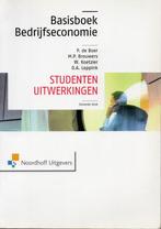 De Boer. Basisboek bedrijfseconomie. Studentenuitwerkingen, Ophalen, Zo goed als nieuw