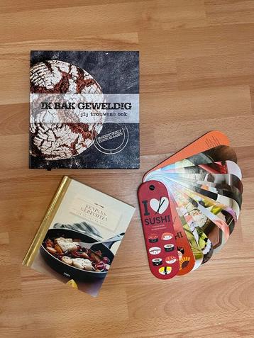 3 kookboekjes beschikbaar voor biedingen